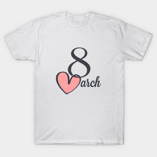 Women's Day T-Shirt by jobieh shop